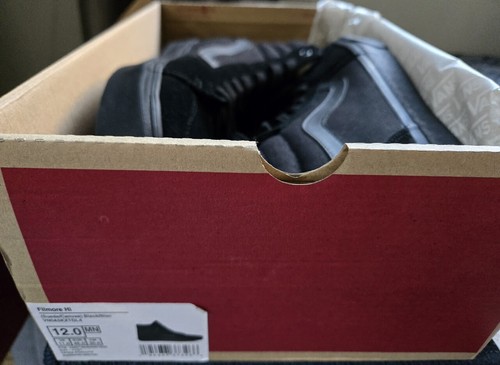 Vans Men Filmore Hi Sk8 Canvas/Suede Comfy Skate Black/Gum Cush Shoe VN0A5KXTGL4 - Picture 18 of 18