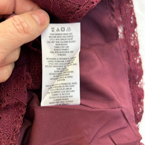 Zac Posen Girls Dress 7 Fit & Flare Sleeveless Burgundy NWT - Picture 6 of 9