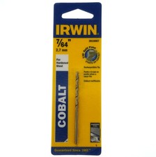 Irwin 3016007 7/64" Cobalt Drill Bit, 135 Split Point