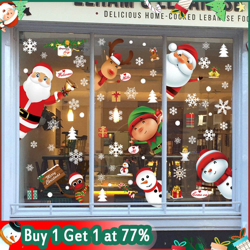 Christmas 2024 window stickers