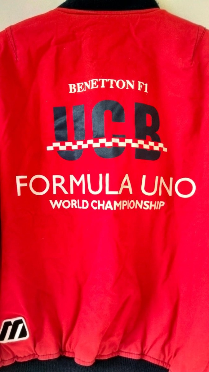 Benetton Formula 1 ジャケット　ブルゾン　レッド　レーシング Benetton Formula 1 ジャケット ブルゾン レッド レーシング