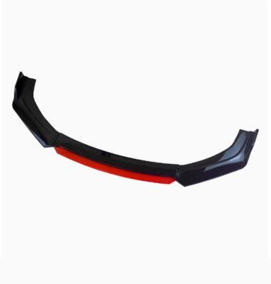 For 20-24 JETOUR X70 PLUS SUV Gloss Black Red Front Bumper Lip Spoiler Splitter