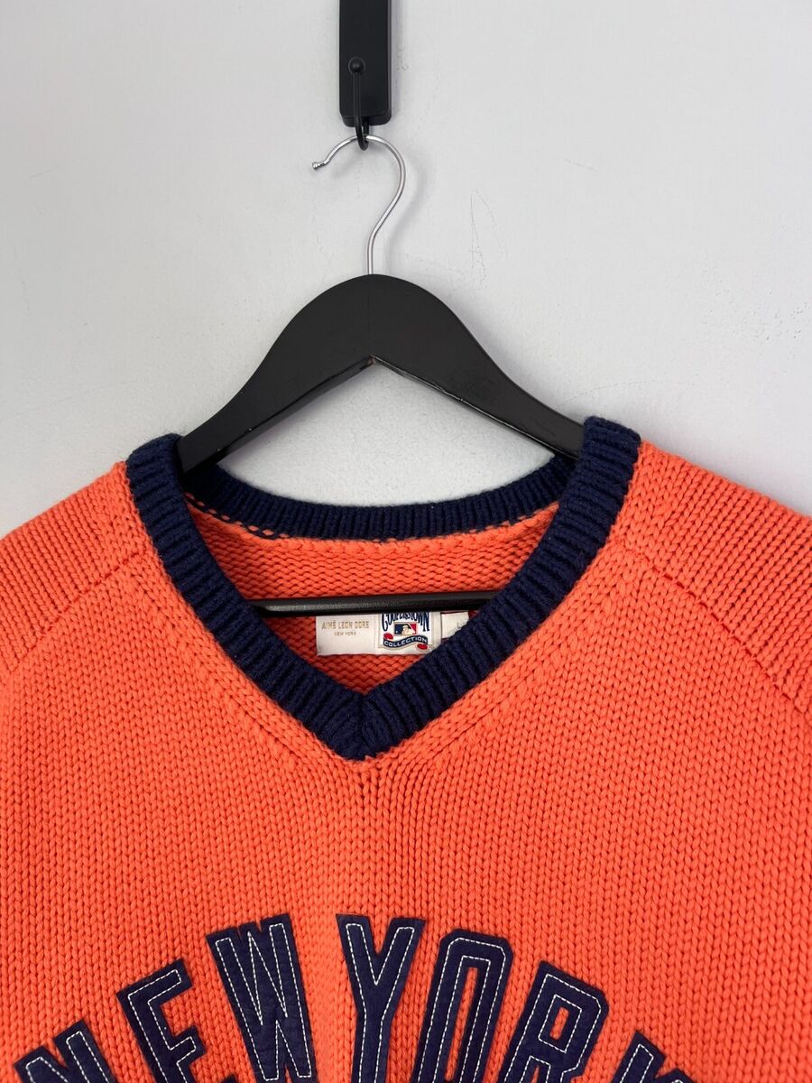 Aime Leon Dore New York Mets Short Sleeve Knit Sweater Aime Leon Dore New York Mets Short Sleeve Knit Sweater