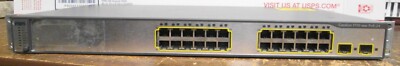 Cisco Catalyst 3750 Series PoE-24 WS-C3750-24PS-E V07 Switch