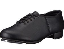 NEW THEATRICAL WOMEN BLACK LACE UP Dance Tap Shoes Size 6 36.5