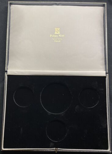 Tonga 1988 oro plata platino paladio a prueba de 4 monedas Pobjoy caja como nueva - sin monedas - Imagen 2 de 2