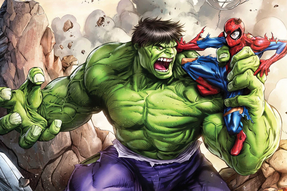The Hulk vs Spider-Man Poster 24x36 Inches | eBay