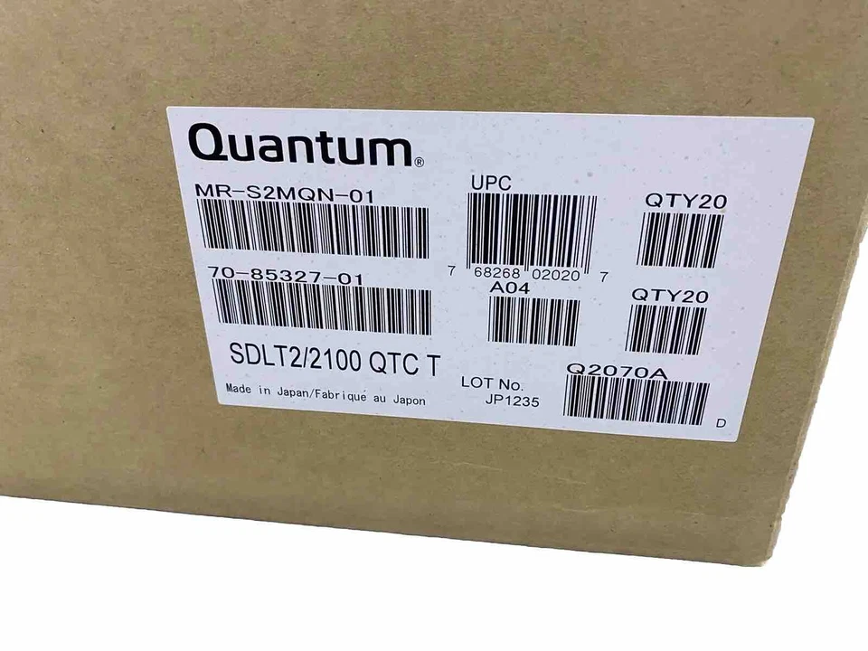 20 Pack NEW Quantum MR-S2MQN-01 Super DLTtape II 300/600GB Data Tape cartridge - Image 2 of 4