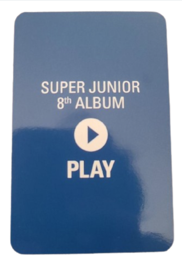 SUPER JUNIOR EUNHYUK 8th Album PLAY Official Photocard Photo card