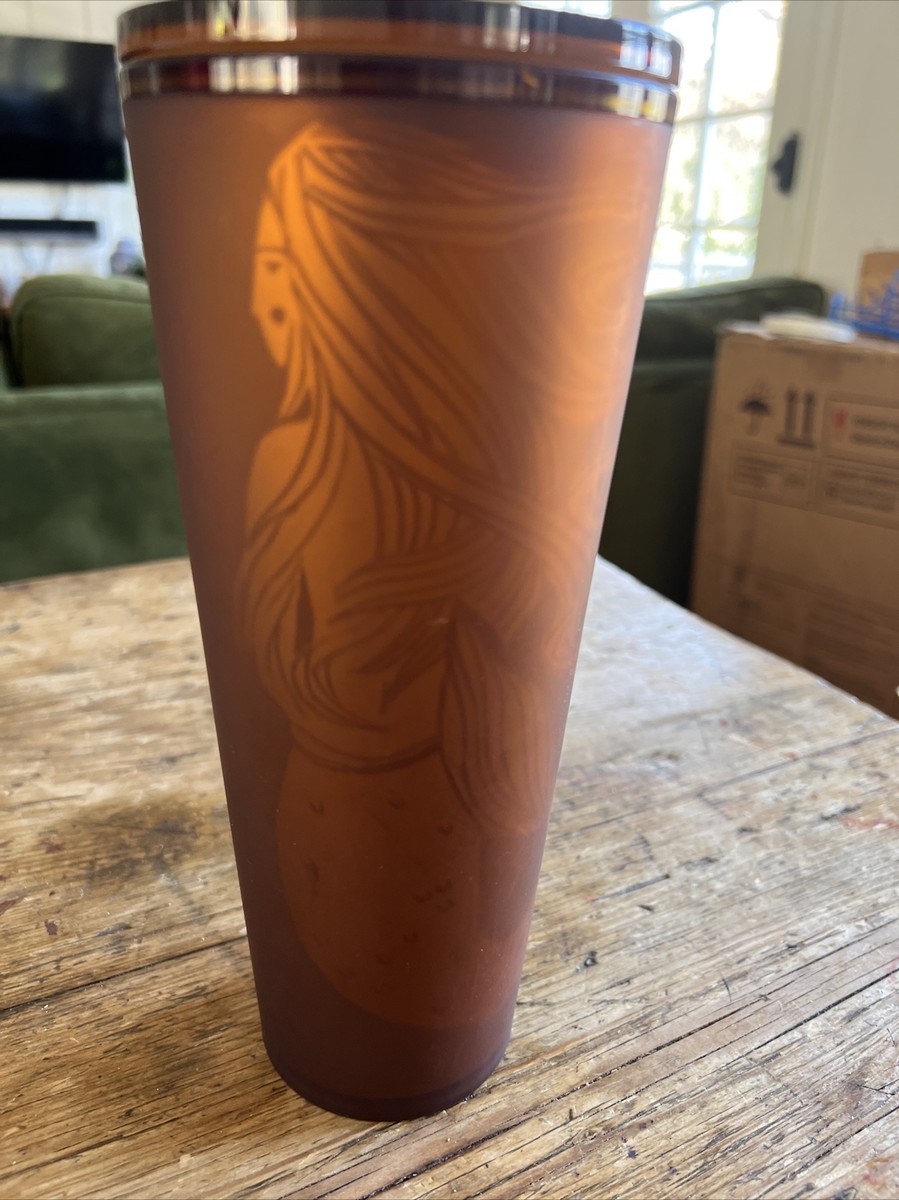 Starbucks Pike Place Market Venti Tumbler Amber/brown New