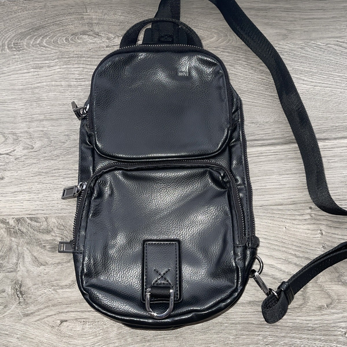 Negro Zara Hombre Mochila Cuero Zara Mochila Mujer Mochila ZARA