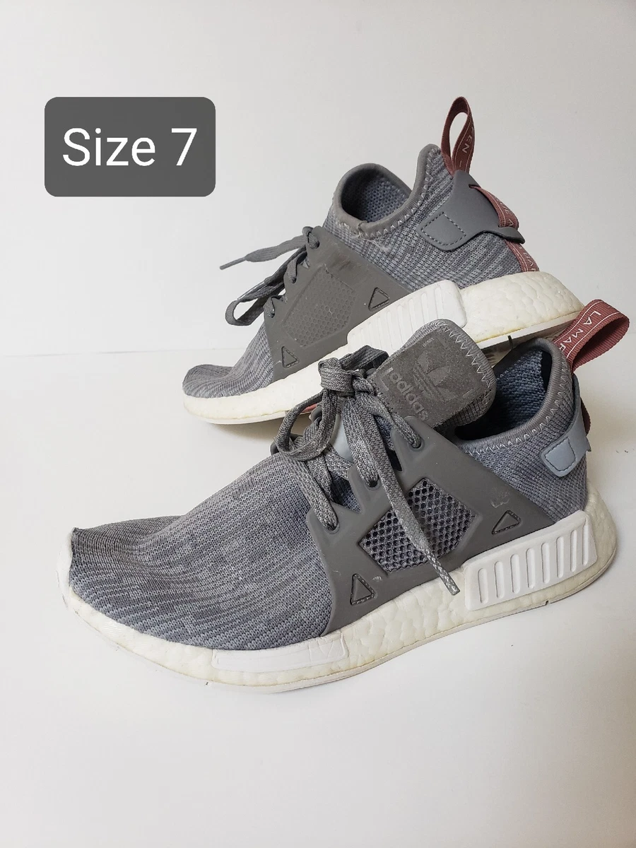 ADIDAS NMD XR1 PK W PRIMEKNIT CLEAR ONIX GREY RAW PINK WHITE