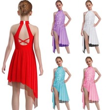 Kid Boy Glittery Sequins Dance Shirt Tops Choir Jazz Stage Performance Dancewear