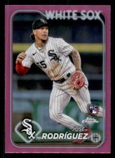 2024 Topps Baseball Chrome Pink Refractor #115  Jose Rodriguez  RC