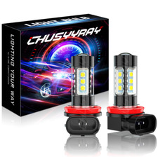 Pair H8 H16 H11 LED Fog Light Bulb White 6000K Kit For Honda CR-V 2002 2003-2019