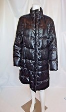 Strenesse Gabriele Strehle Brown Quilted Parka Coat Sz 6