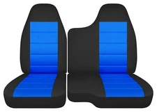 Truck seat covers fits 2004-2012 CHEVY COLORADO 60/40 Bench black blue
