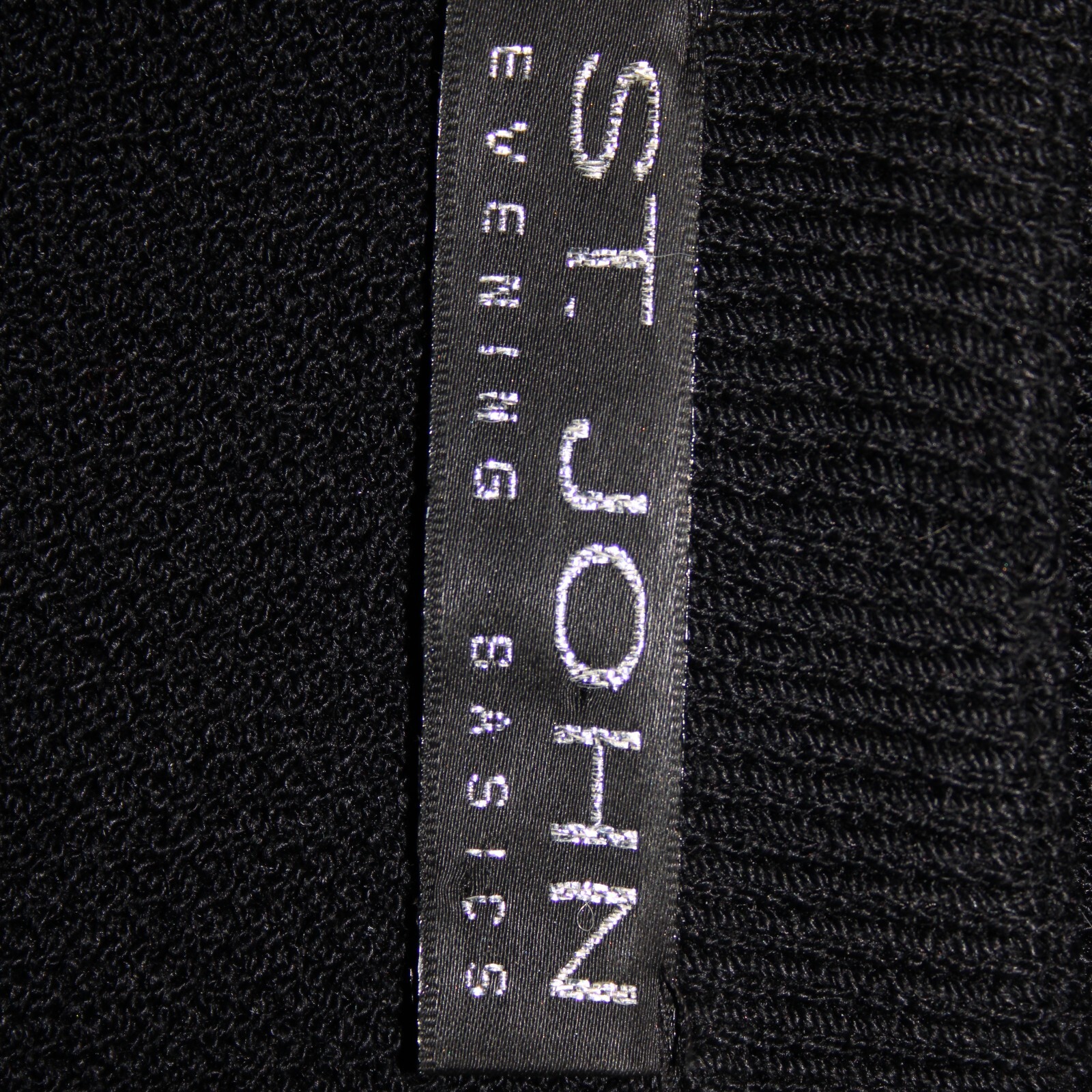 St John Evening Basic Sz 6 Black Rhinestones Half… - image 19