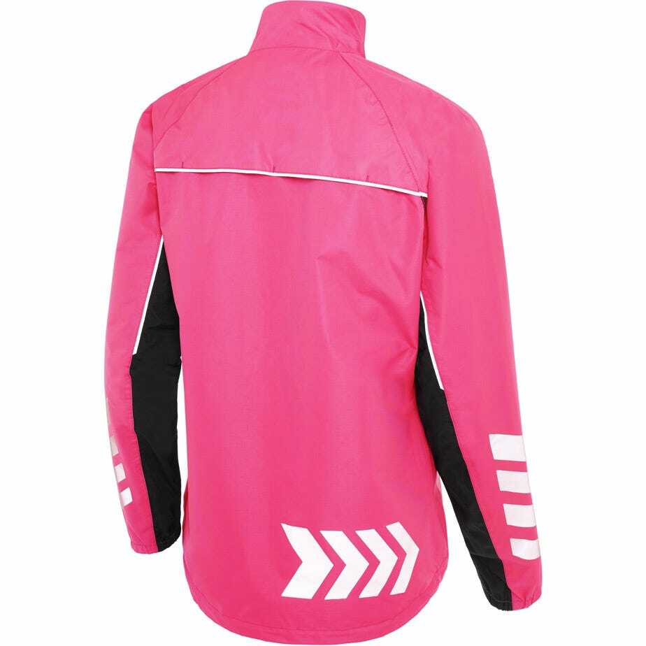 Waterproof Cycling Jacket. Pink Glo 