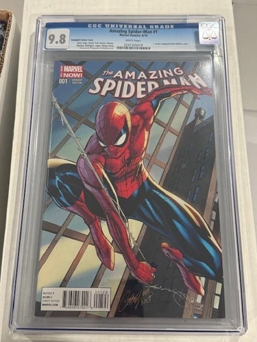Amazing Spider-Man 1 Legacy 734 CGC 9.8 W 2014 Marvel J Scott Campbell Variant