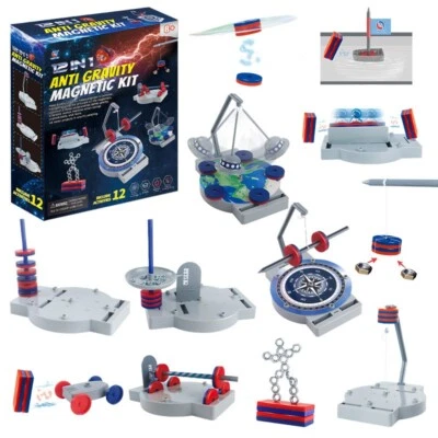 12in1 Magnet Set für Kinder – Anti-Schwerkraft & Magnetismus Lernspielzeug ab 8 - Bild 1 von 4