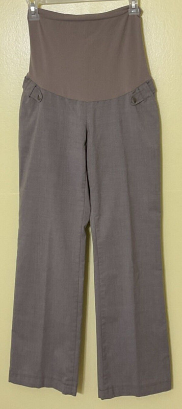 MOTHERHOOD MATERNITY Women's Pants LIGHT BROWN TWEED- See Measurements for Size