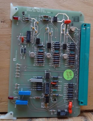 APPLIED MATERIAL TEMP CONTROL BOARD PART # 678633 SCHEM . REF 7801-D-1054 REV.N