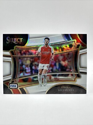 2023-24 Panini Select FIFA Declan Rice Field Level WHITE Prizm /20 Arsenal!