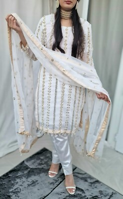 PAKISTANI DRESS, Salwar Kameez, Ready to wear Pearls, Indian suit