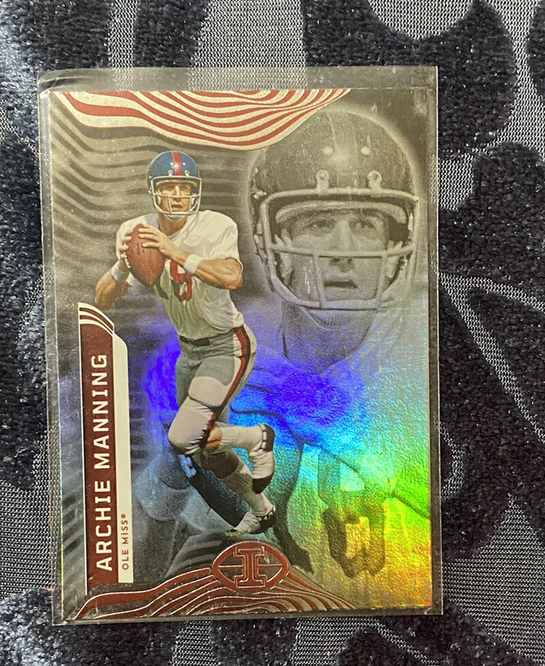 2023 Panini Chronicles Draft Picks - Illusions #2 Archie Manning - Image 3 of 3