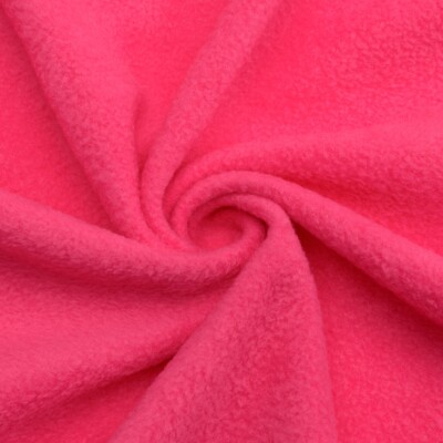 Fuchsia Solid Anti Pill Fleece Fabric - 60'' Wide - Sold by The Yard & Bolt