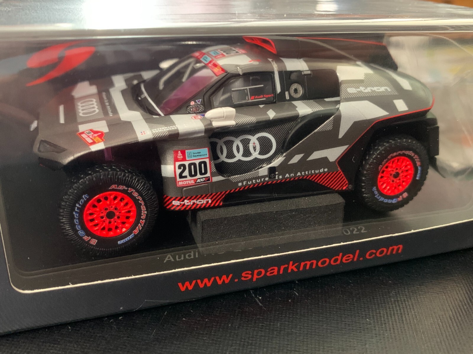 Audi RS Q e-tron N°200 Dakar 2022 Spark S3188 miniature rallye 1/43