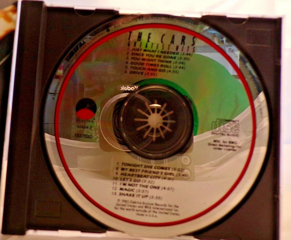 The Cars~ The Cars Greatest Hits~ Elektra~ 9 60464-2 Foto 3 de 4