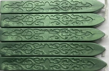 Metallic / Pearl Green Sealing Wax (5 sticks with wick) for Beautiful Wax Seals!