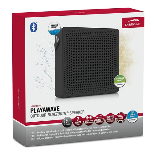 SPEEDLINK Bluetooth Lautsprecher Außen Outdoor Kabellos Speaker Schwarz - Bild 3 von 4