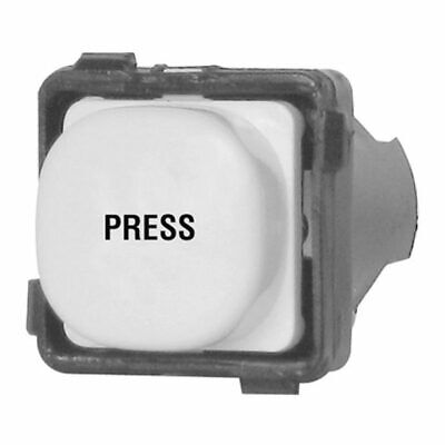 10 X Vynco Light Switch Mech Mechanism 2A Fluorescent 250V Black Printed PRESS