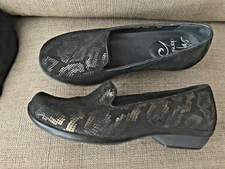 Dansko Olivia Clogs Loafers Shoes Womens Size -36 US 6 EUC Black Leather😍CUTE