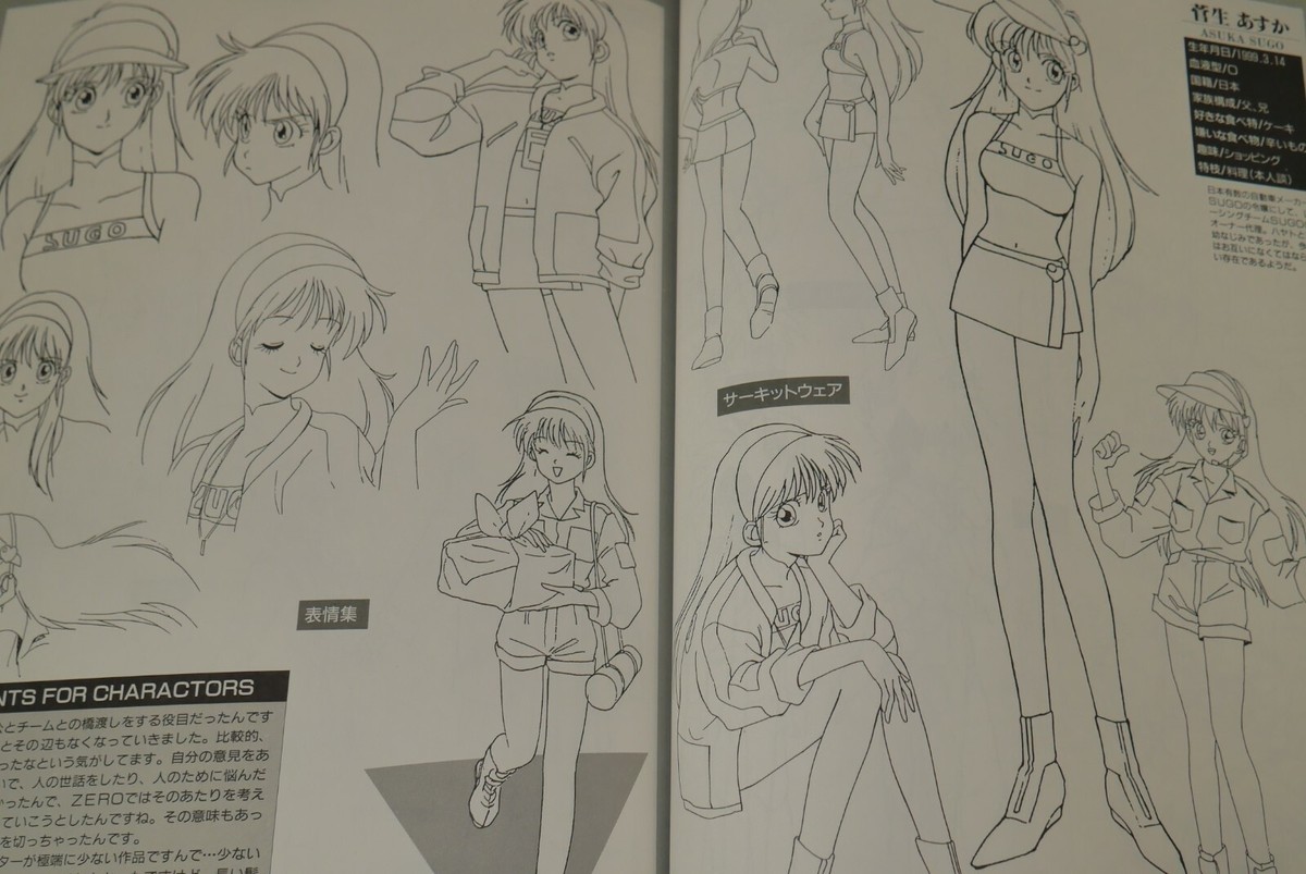 JAPAN Sunrise Art Book Series (1) Future GPX Cyber Formula