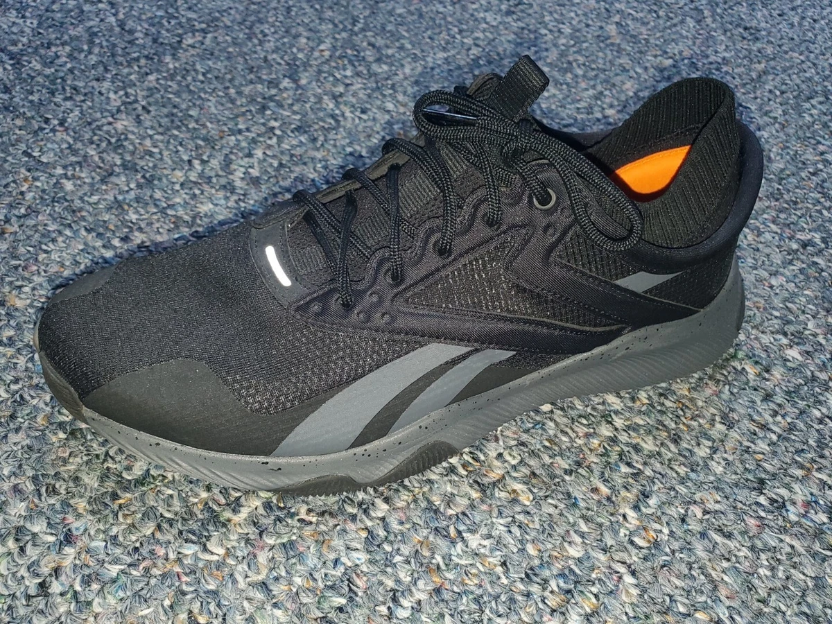Reebok Men s HIIT Tr Cross Trainer Shoe Size 12 FV6638 Black True Grey Pewter