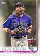 2019 Topps Opening Day #19 Charlie Blackmon NM-MT Rockies