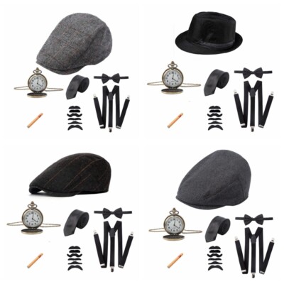 1920s Fancy Dress for Men 1920s Men's Accessories Gangster