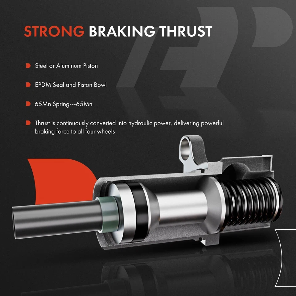 Cilindro maestro de freno con depósito para Ford L800 L900 LN800 LN8000 6,1 L 7,0 L Foto 4 de 4