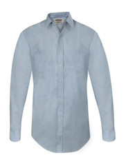 ELBECO CA23 MENS 2XL 18.5 Long Sleeve 36/37 Dress Shirt BLUE