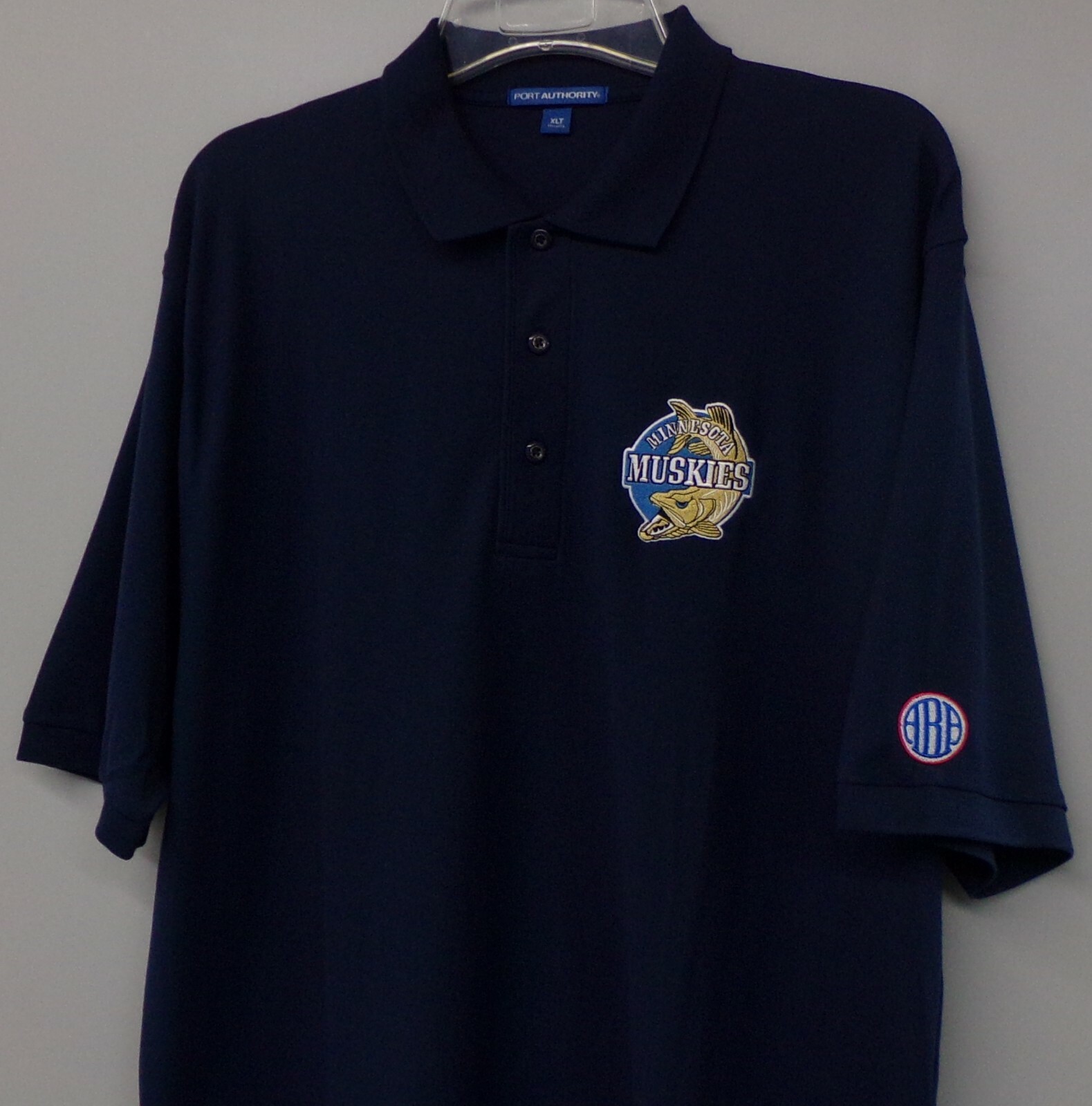 Minnesota Muskies ABA Basketball Embroidered Mens Polo XS-6X, LT-4XLT New