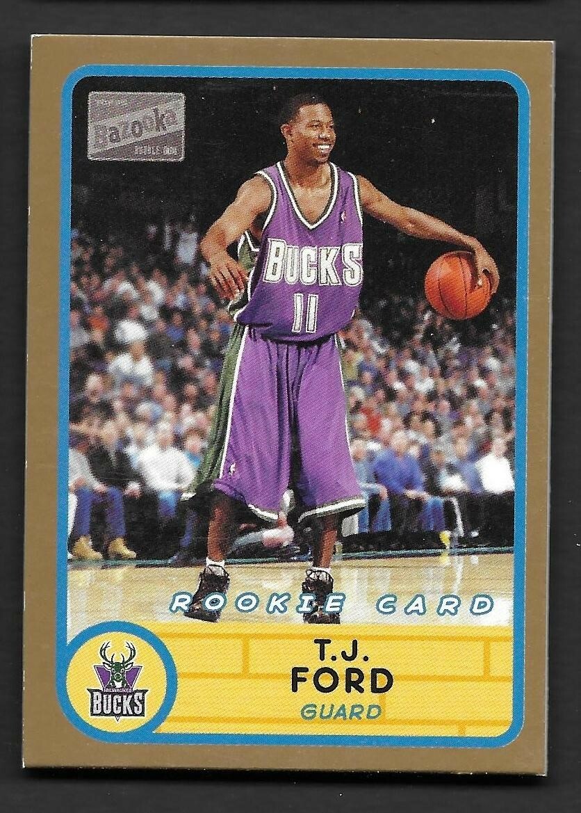 2003-04 Bazooka Parallel #260B T.J. Ford Milwaukee Bucks | eBay 2003-04 Bazooka Parallel #260B T.J. Ford Milwaukee Bucks | eBay