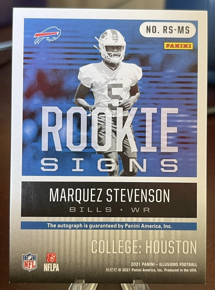 2021 Panini Illusions Football Marquez Stevenson Auto #/50 Rookie Signs SP 🔥 - Image 2 of 2