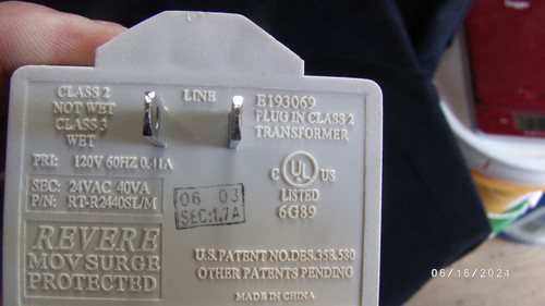 MG Electronics MGT2440P 24VAC Class 2 Transformer 40VA With Led Protected. NEW! - Picture 2 of 3