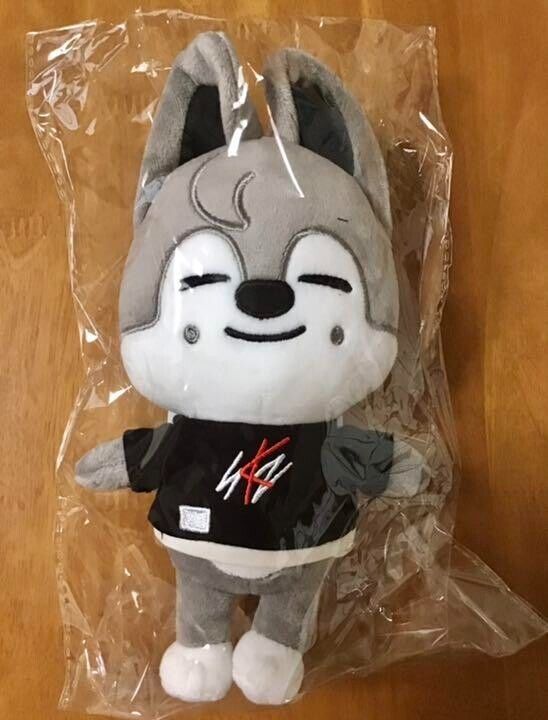 Stray Kids Skzoo Bang Chan Wolf Chan Official Plush Doll Original Ver New