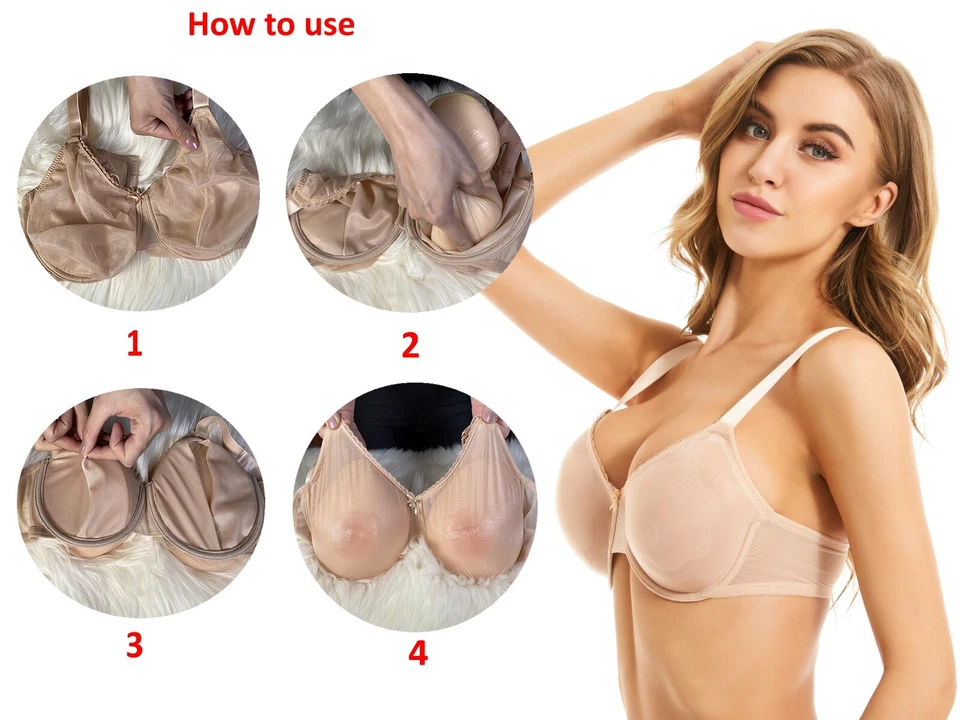 BIMEI Sexy Lingerie Bra See Through for Men Transgender,Drag Queens,Crossdresser - Image 3 of 3