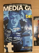 United States Postal Service Pro Cycling Team 1990 Media Guide + Team Postcards